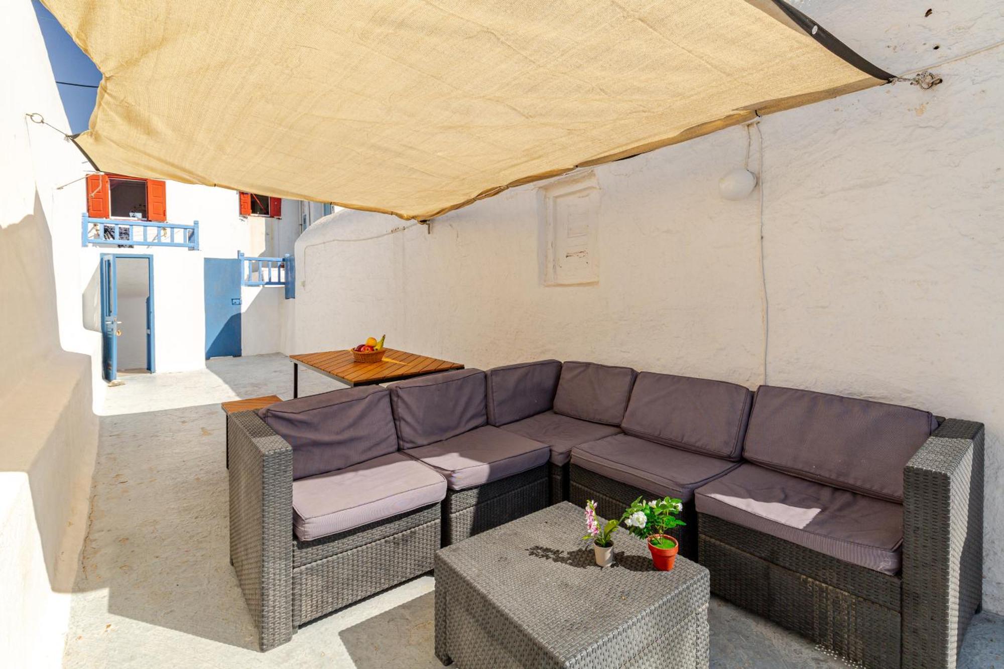 Elenitas Town House With Veranda And Sea View Mykonos Town Экстерьер фото